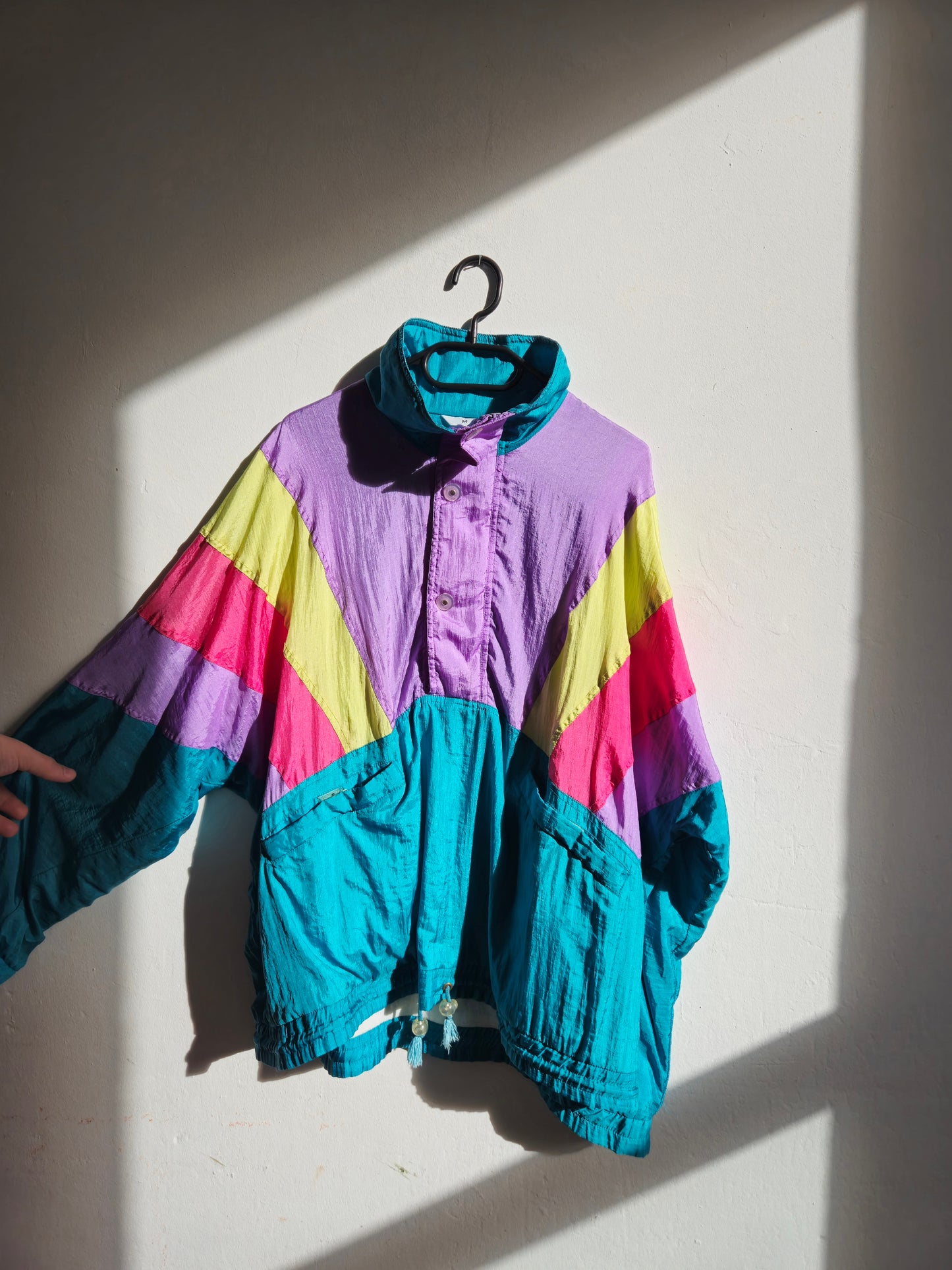 Vintage 90s Rainbow Windbreaker